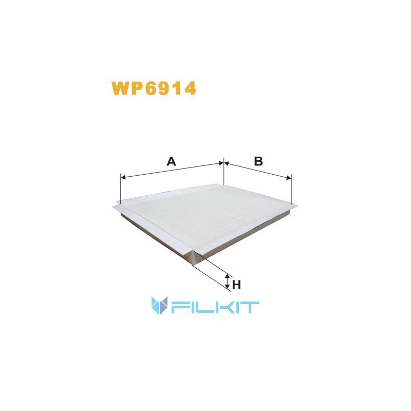 Cabin air filter WP6914 [WIX]