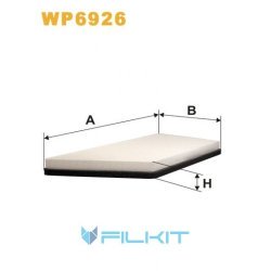 Cabin air filter WP6926 [WIX]