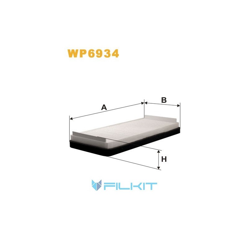 Cabin air filter WP6934 [WIX]