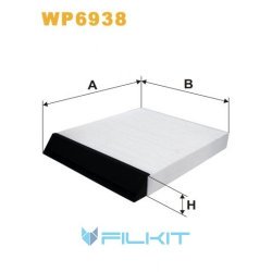 Cabin air filter WP6938 [WIX]