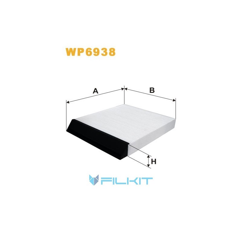 Cabin air filter WP6938 [WIX]