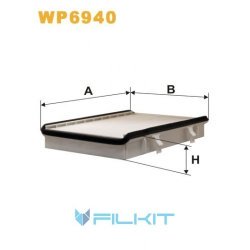 Cabin air filter WP6940 [WIX]