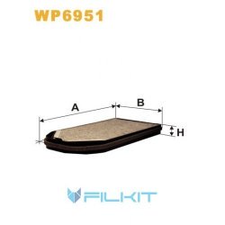 Cabin air filter WP6951 [WIX]