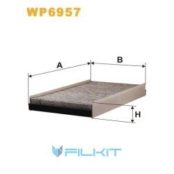 Cabin air filter WP6957 [WIX]