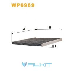 Cabin air filter WP6969 [WIX]