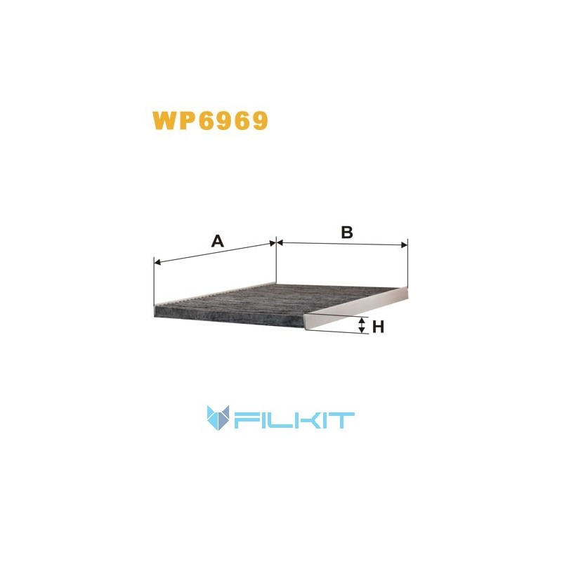 Cabin air filter WP6969 [WIX]