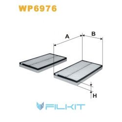 Cabin air filter WP6976 [WIX]