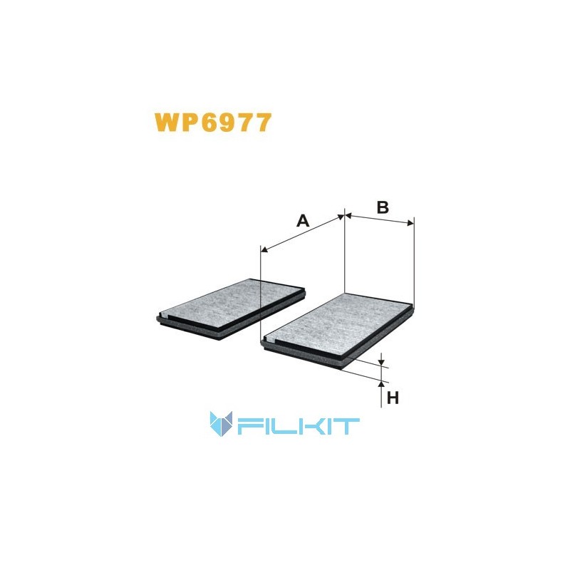 Cabin air filter WP6977 [WIX]