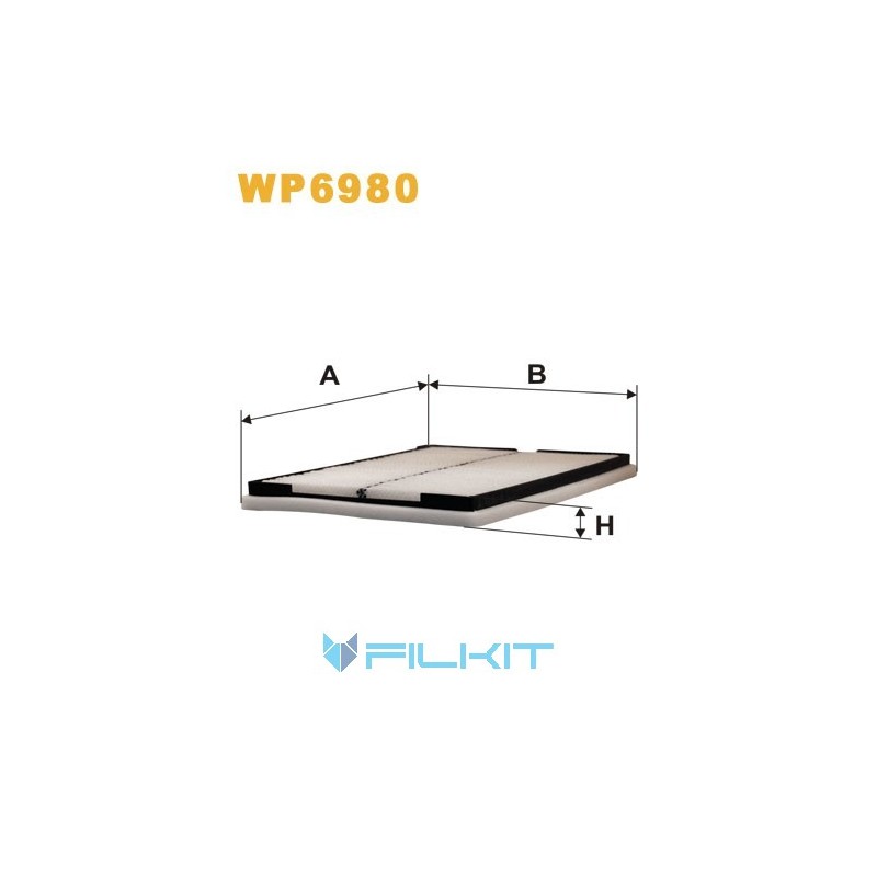 Cabin air filter WP6980 [WIX]