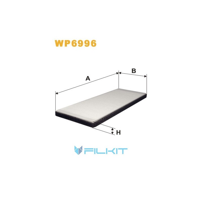 Cabin air filter WP6996 [WIX]