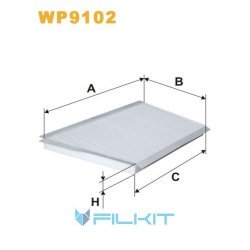 Cabin air filter WP9102 [WIX]