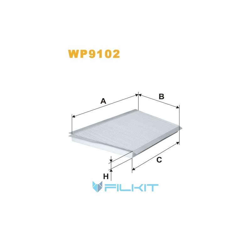 Cabin air filter WP9102 [WIX]