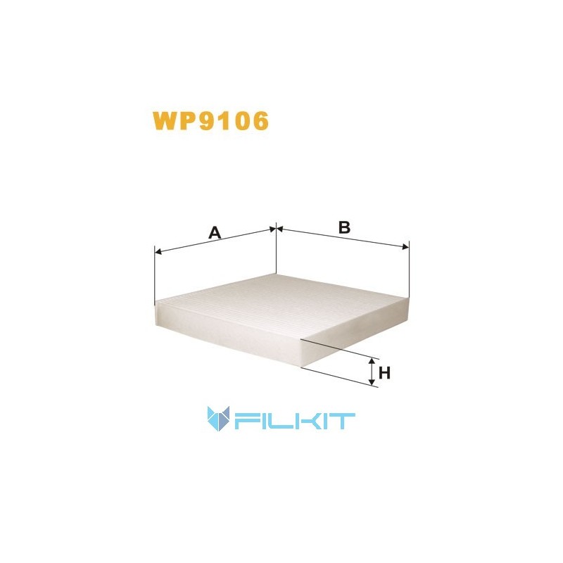 Cabin air filter WP9106 [WIX]