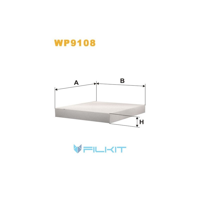 Cabin air filter WP9108 [WIX]