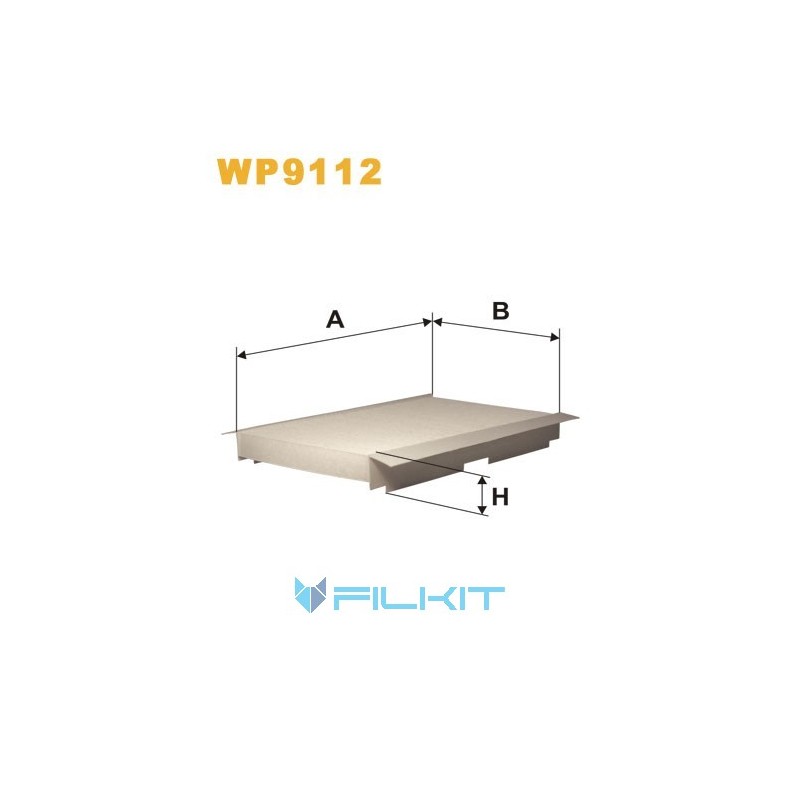 Cabin air filter WP9112 [WIX]