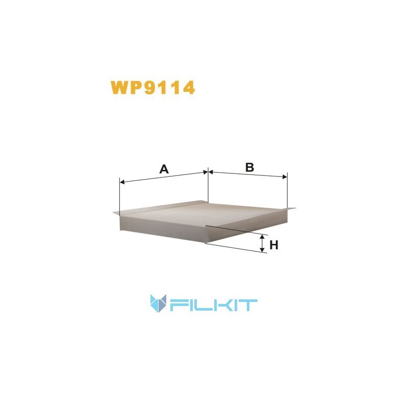 Cabin air filter WP9114 [WIX]