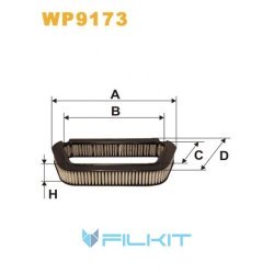 Cabin air filter WP9173 [WIX]