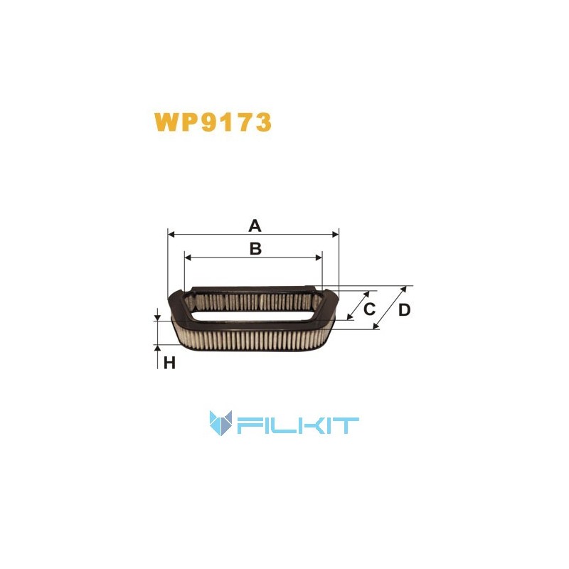 Cabin air filter WP9173 [WIX]