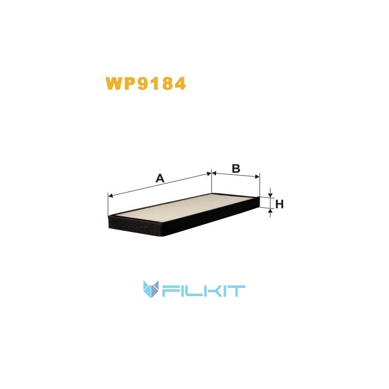 Cabin air filter WP9184 [WIX]