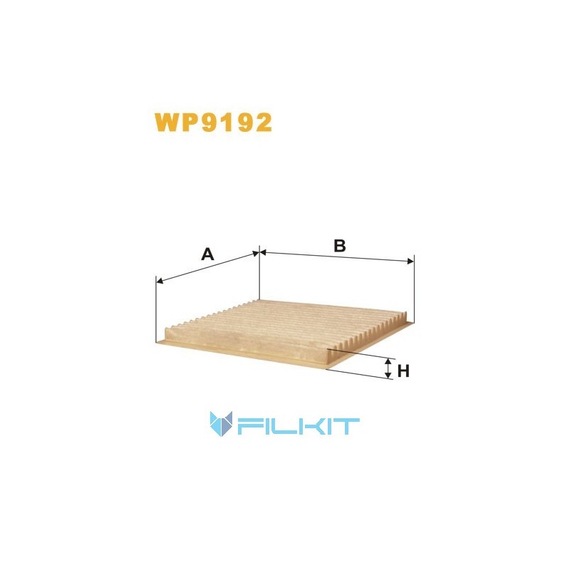 Cabin air filter WP9192 [WIX]