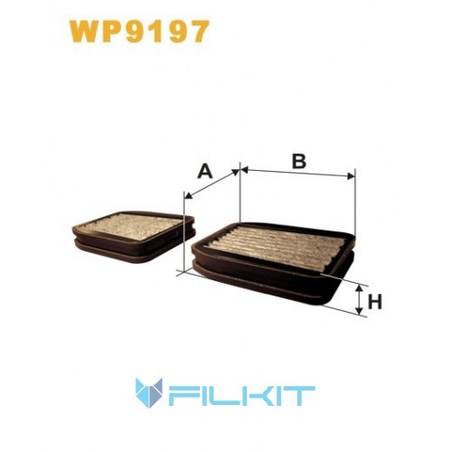Cabin air filter WP9197 [WIX]