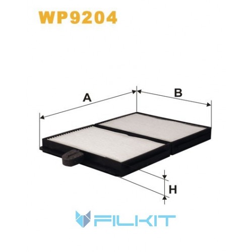 Cabin air filter WP9204 [WIX]