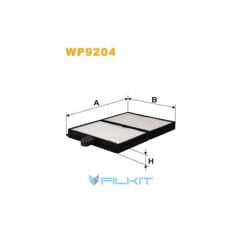 Cabin air filter WP9204 [WIX]