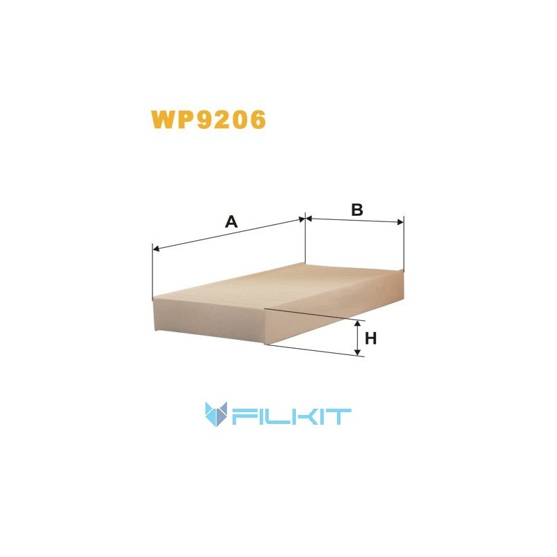 Cabin air filter WP9206 [WIX]