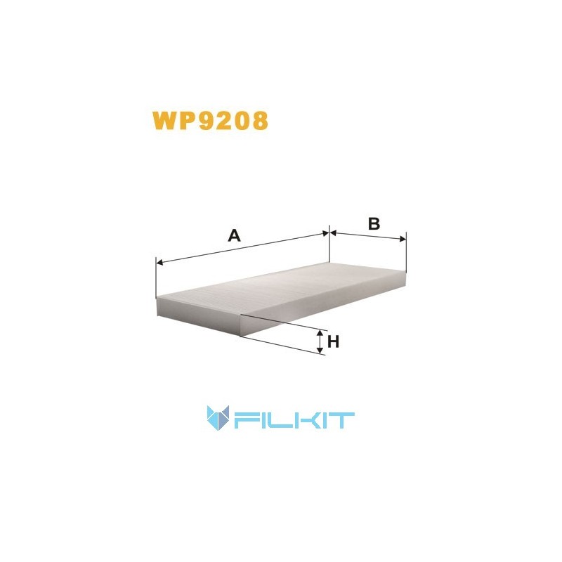 Cabin air filter WP9208 [WIX]