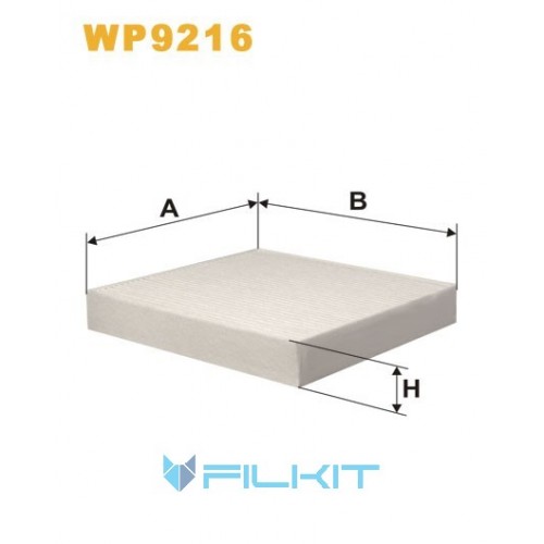 Cabin air filter WP9216 [WIX]