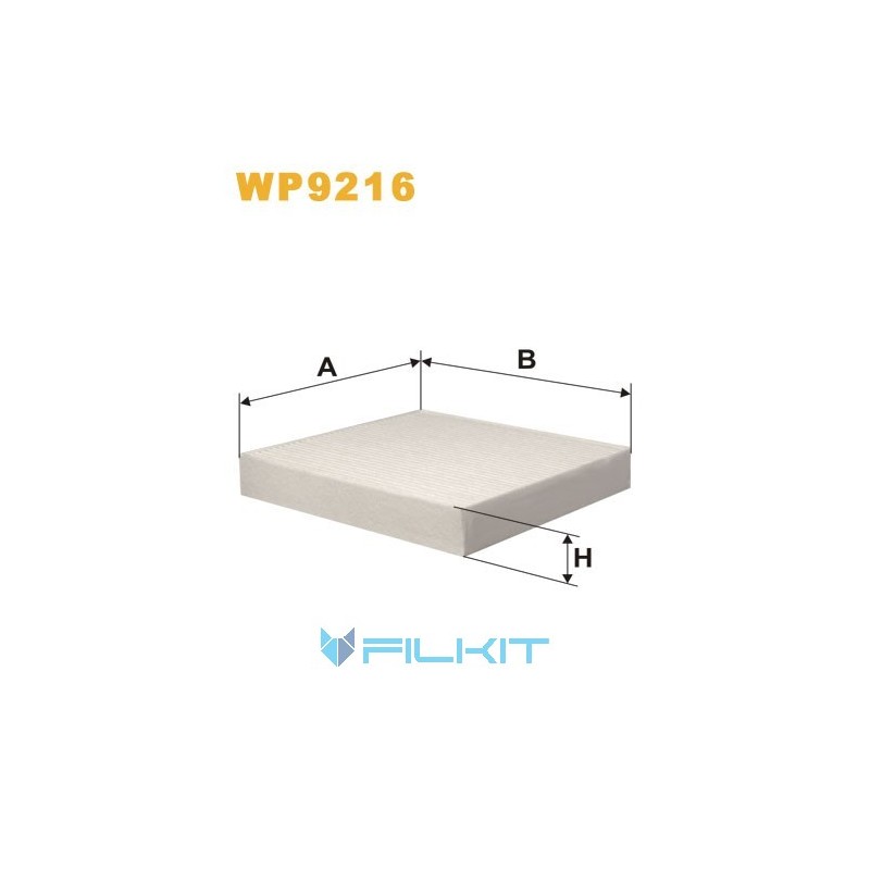 Cabin air filter WP9216 [WIX]