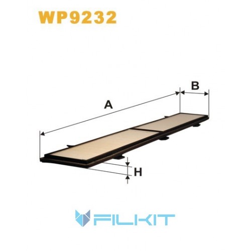 Cabin air filter WP9232 [WIX]