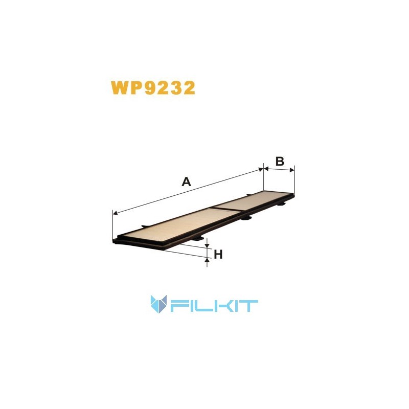 Cabin air filter WP9232 [WIX]