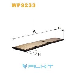 Cabin air filter WP9233 [WIX]