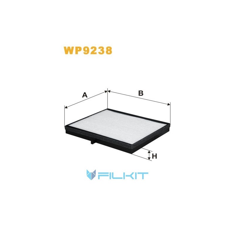 Cabin air filter WP9238 [WIX]