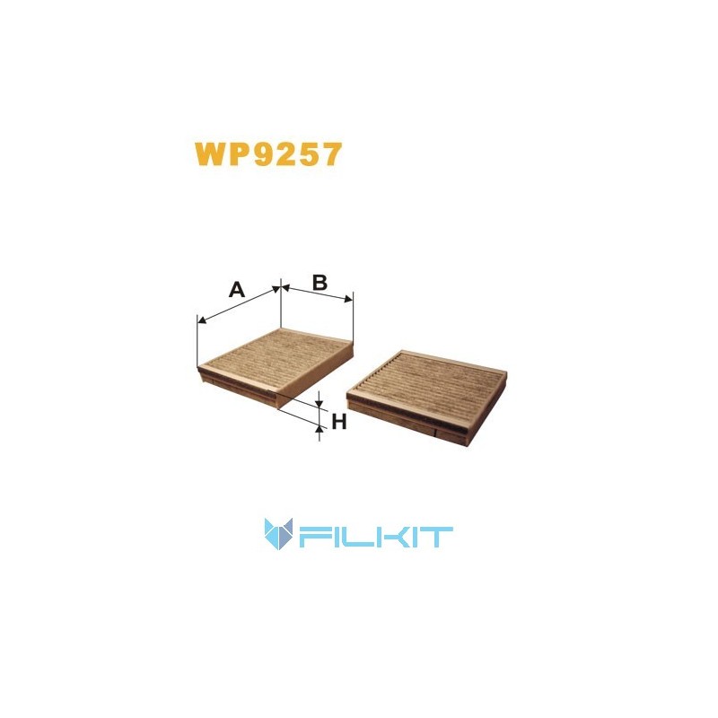 Cabin air filter WP9257 [WIX]