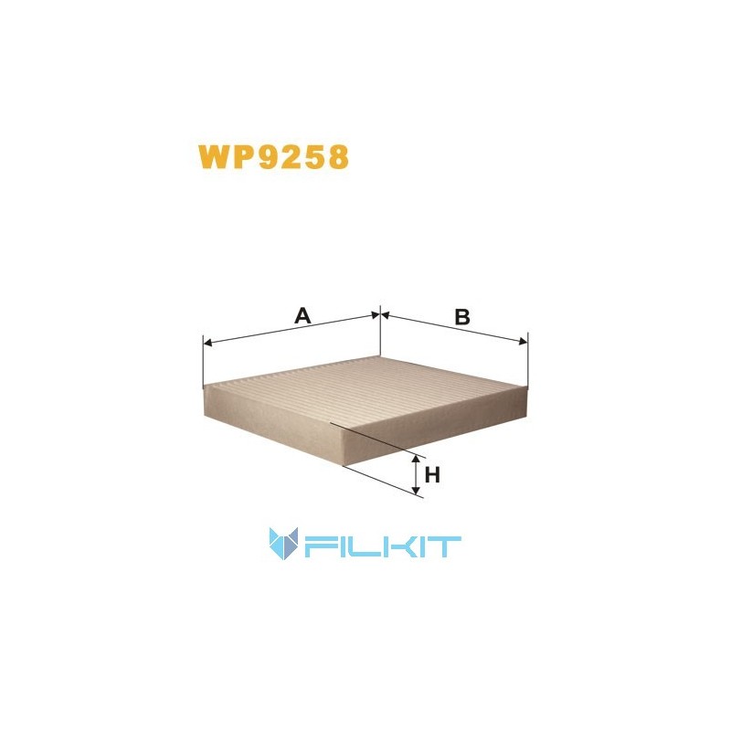 Cabin air filter WP9258 [WIX]