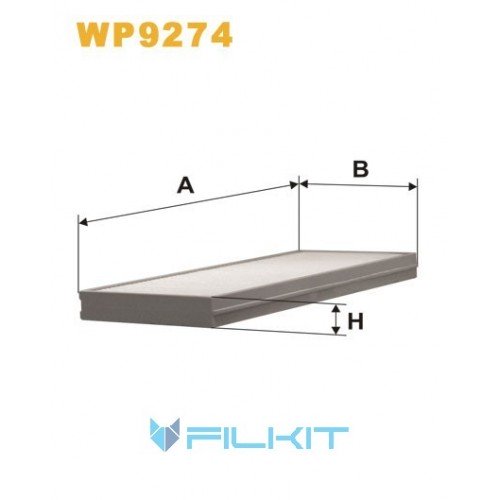 Cabin air filter WP9274 [WIX]