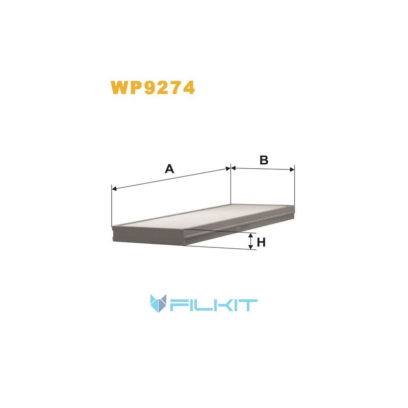 Cabin air filter WP9274 [WIX]