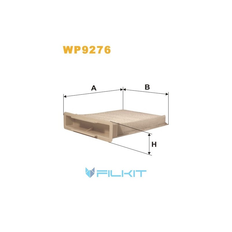 Cabin air filter WP9276 [WIX]