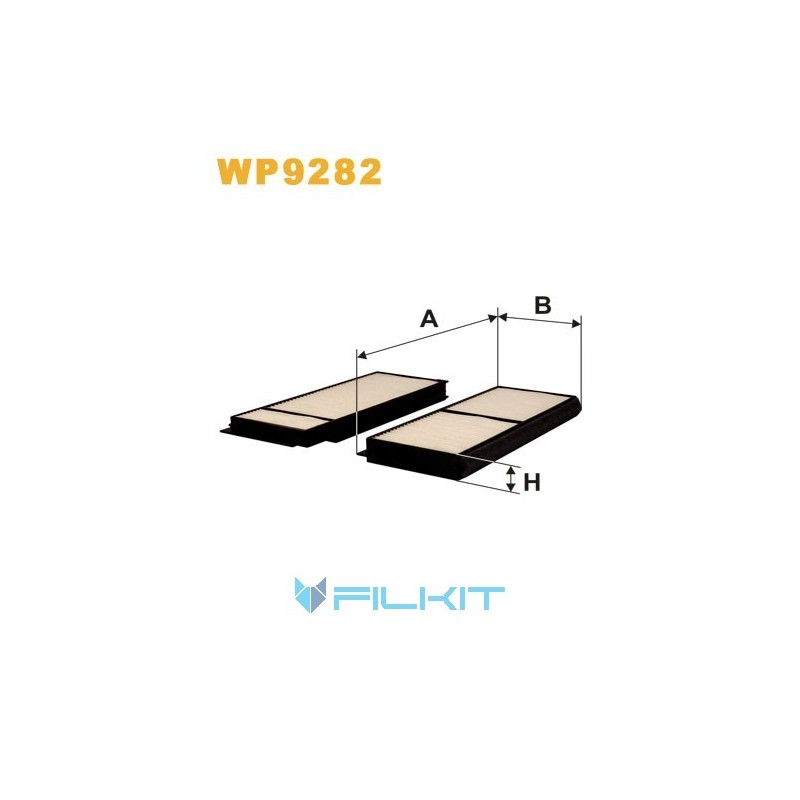 Cabin air filter WP9282 [WIX]