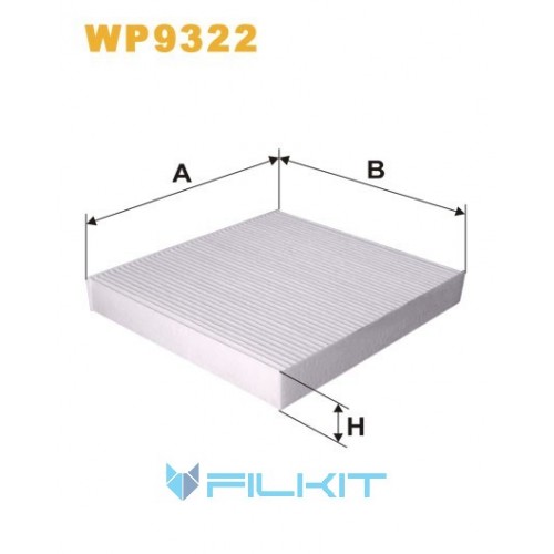 Cabin air filter WP9322 [WIX]