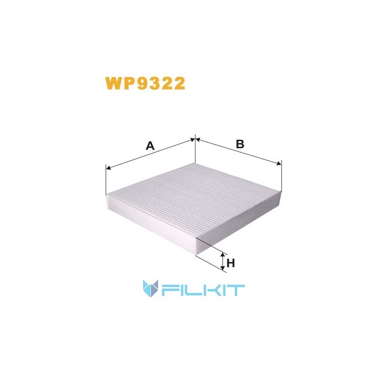 Cabin air filter WP9322 [WIX]