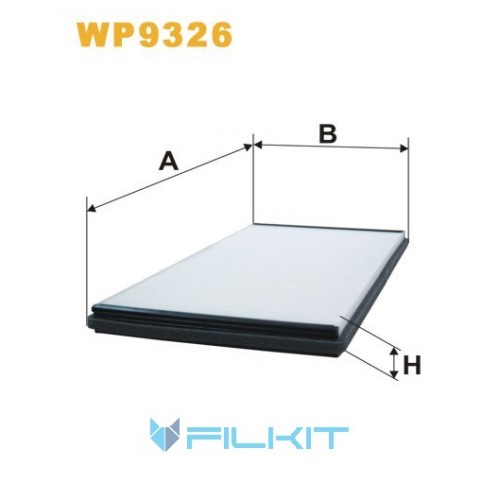 Cabin air filter WP9326 [WIX]