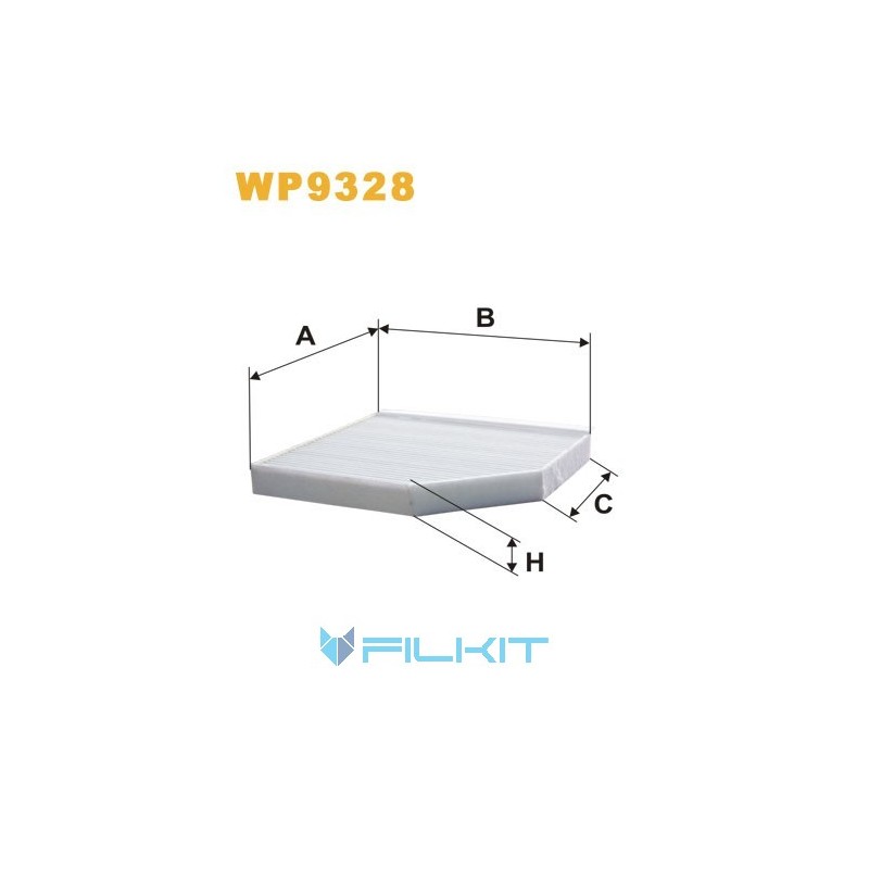 Cabin air filter WP9328 [WIX]