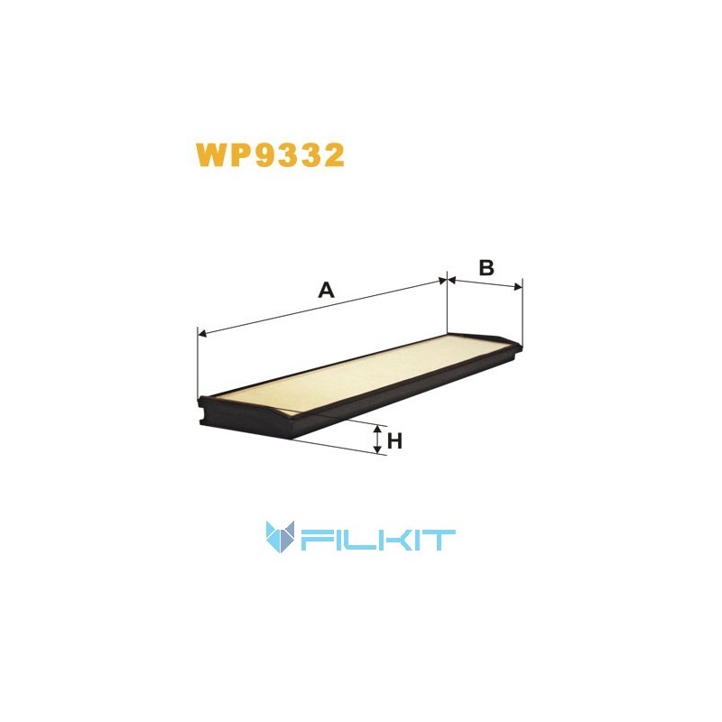 Cabin air filter WP9332 [WIX]