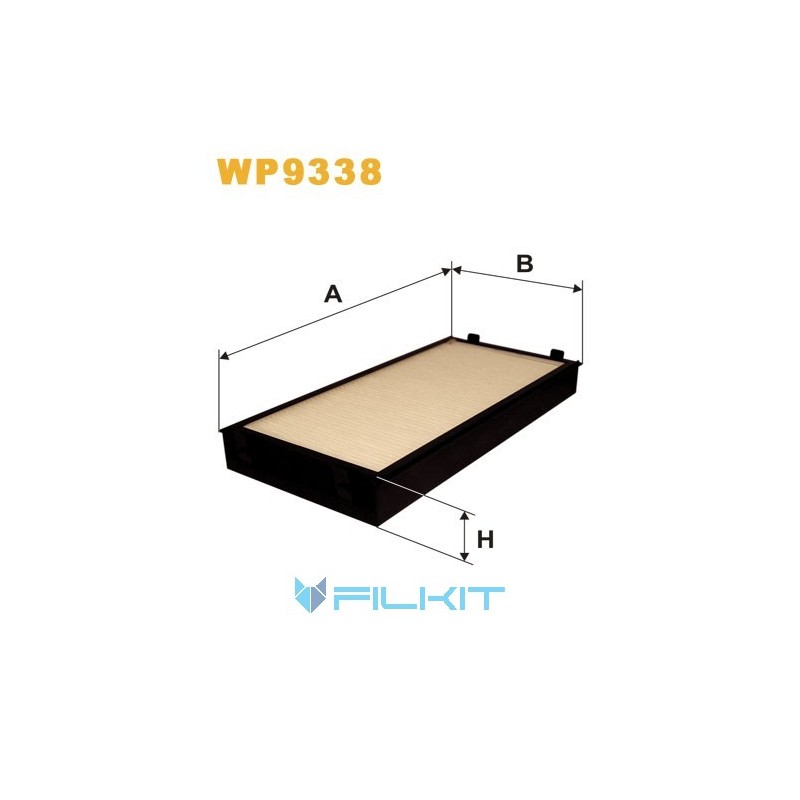 Cabin air filter WP9338 [WIX]