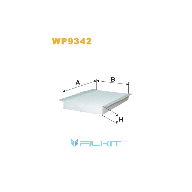 Cabin air filter WP9342 [WIX]