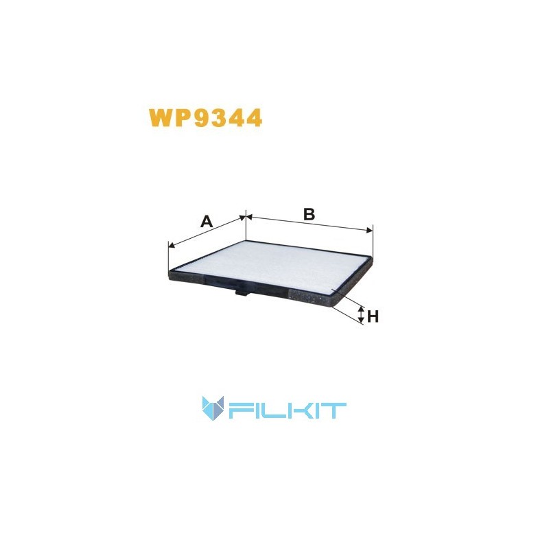 Cabin air filter WP9344 [WIX]