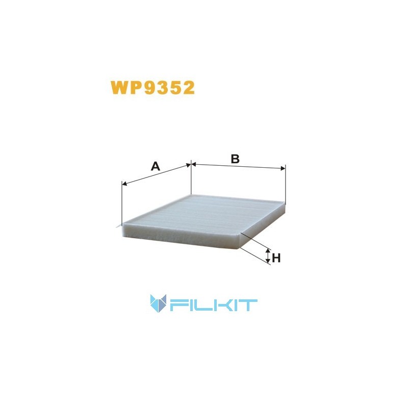 Cabin air filter WP9352 [WIX]